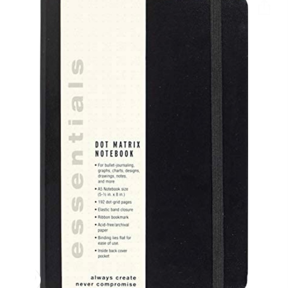 Dotted A5 Notebook Hardcover Journal NWT